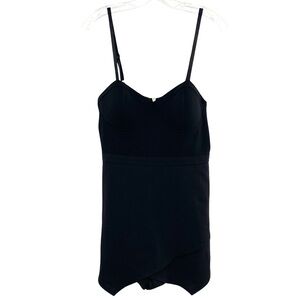 Material Girl Black Skort Romper Size Large